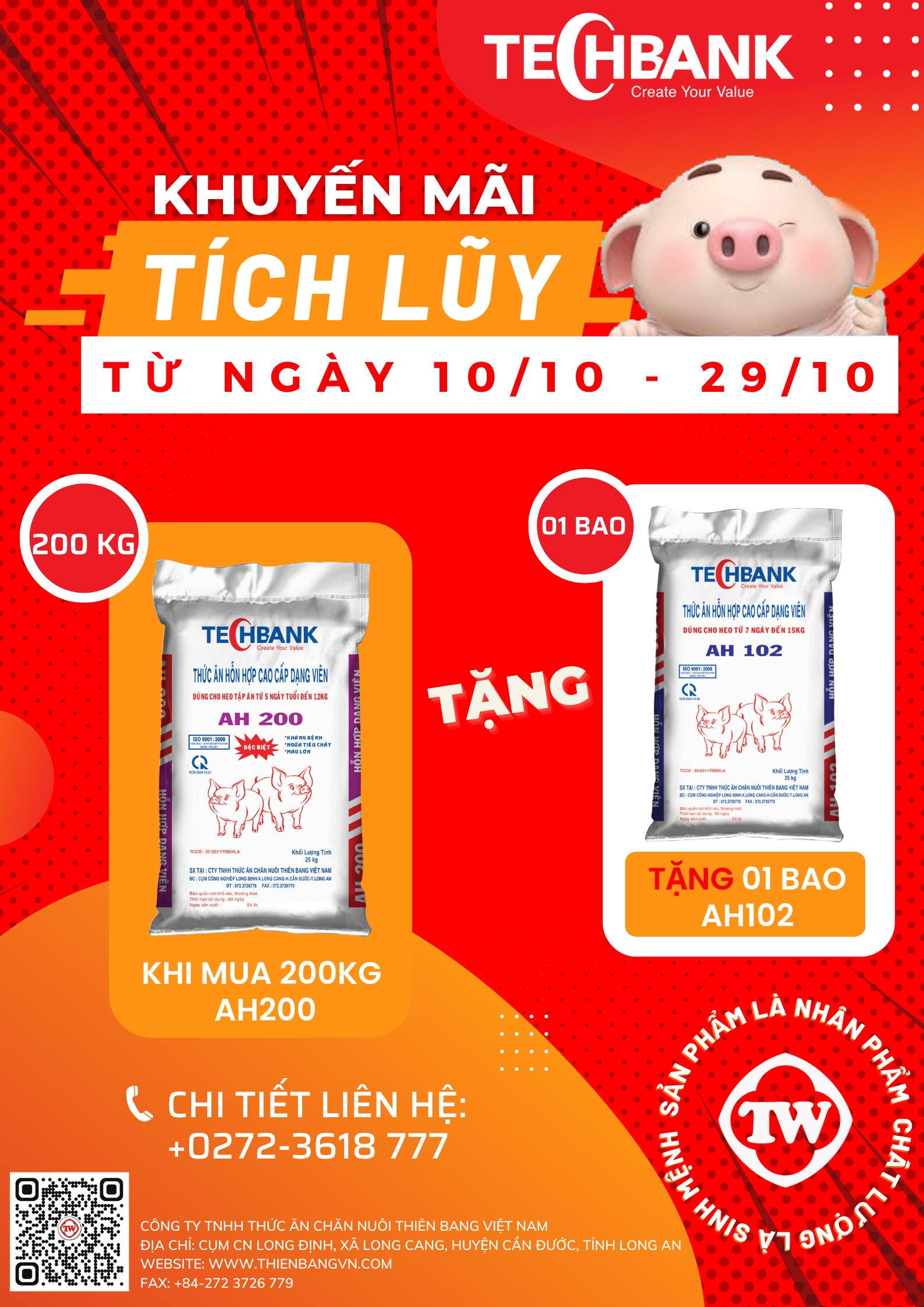 CHƯƠNG TRÌNH KHUYẾN MÃI TÍCH LŨY THÁNG 10